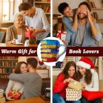 Stained Glass Book Stack Coffee Mug, 6 oz Crystal Novelty Cup, Colorful Handcrafted Design, Unique Gift for Book Lovers (Minimalist)