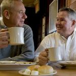 COLETTI Diner Coffee Mugs — Restaurant Coffee Mugs, Retro Coffee Mug – Sturdy & Heavy Diner Mug – Nostalgia in Every Sip [Cream, 11 oz, Set of 4]