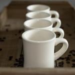 COLETTI Diner Coffee Mugs — Restaurant Coffee Mugs, Retro Coffee Mug – Sturdy & Heavy Diner Mug – Nostalgia in Every Sip [Cream, 11 oz, Set of 4]