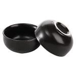 Foraineam 12 Pcs Ceramic Sake Tea Cups, 1.5 Ounces / 45ml Premium Black Pottery Asia Japanese Teacups Set, Kungfu Style Tea Accessories Handcraft Gift Box Pack