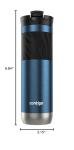 Contigo Byron 2.0 Stainless Steel Travel Mug with SNAPSEAL™ Lid and Grip 24 oz Blueberry