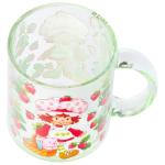 Silver Buffalo Strawberry Shortcake Vintage Walking Basket and Strawberries 17.5oz Glass Coffee Mug