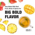 Tiesta Tea - Fruity Paradise, Loose Leaf, Strawberry Pineapple Green Tea, Premium Blend, Medium Caffeinated Green, Make Hot or Iced & Brews Up to 50 Cups, 4oz Refillable Tin