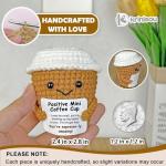 Krinisou Coffee Gifts for Women Coffee Lovers, Positive Animals Espresso Themed Brithday Presents, Office Desk Decor Inspirational Motivational Encouragement Gift