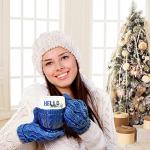 Holiday Treasures Hello Winter Mug & Mitten Set Birthday - Christmas Gifts Coffee Mug Set