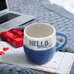 Holiday Treasures Hello Winter Mug & Mitten Set Birthday - Christmas Gifts Coffee Mug Set