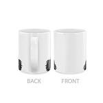 MUGBREW Black White Shih Tzu Ceramic Coffee Mug Tea Cup, 11 OZ