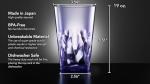 SCANDINOVIA - 19oz Unbreakable Premium Drinking Glasses Set of 6 - Super Grade Acrylic Plastic - Perfect for Gifts - Dishwasher Safe - Stackable - Drinkware Cups Reusable Water Tumbler