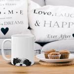 MUGBREW Black White Shih Tzu Ceramic Coffee Mug Tea Cup, 11 OZ