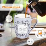 Christian Art Gifts Inspirational Microwave/Dishwasher Safe Coffee & Tea Scripture Mug: Many Women Do Noble Things Encouraging Proverb Bible Verse, Novelty Drinkware, Lavender Purple & White, 12 oz.