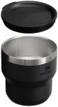 STANLEY Stay-Hot Stacking Camp Cup 10 oz | Press In Drink Through Lid | Cup for Coffee, Tea and Drinks | Insulated Stainless Steel Coffee Mug | BPA-Free | Black 2.0