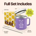 Birthday Gifts for Women Friendship - Sometimes You Forget Your Awesome Gifts Purple Coffee Mug for Her 14oz Inspirational Unique Graduation Gift Ideas 2025 Thank You Gift for Teachers Appreciation