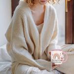 Cabtnca Friendship Hug Mug - This Mug Is A Hug From Me To You - Encouragement Inspirational Gift for Women, Best Friend, Mom, Coworker - Birthday, Mother's Day, Christmas - 11Oz