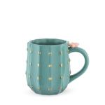 Pinky Up Cactus Ceramic Coffee Mugs, Tea Cups, Travel Mug, Latte Cup, Drinking Glasses for Chocolate, Milk, Cocktails, Mocktails, 12 oz, Set of 1
