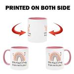 Cabtnca Friendship Hug Mug - This Mug Is A Hug From Me To You - Encouragement Inspirational Gift for Women, Best Friend, Mom, Coworker - Birthday, Mother's Day, Christmas - 11Oz