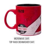 Silver Buffalo Disney 1928 Vintage Mickey Mouse He Leads Them All Ceramic Mug, 20 Ounces