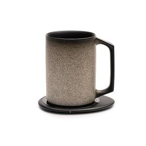 OHOM Ui Artist Collection Ceramic Self-Heating Mug (Iron Noir) 12.8 fl oz