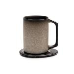 OHOM Ui Artist Collection Ceramic Self-Heating Mug (Iron Noir) 12.8 fl oz