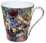 Van Gogh Bone China Set of 5 Large Mugs for Coffee and Tea, With Gift Box, 12 -Ounce Art Coffee and Tea Mugs Set