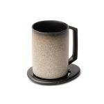 OHOM Ui Artist Collection Ceramic Self-Heating Mug (Iron Noir) 12.8 fl oz