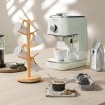 BAMBANG Mug Holder Tree, 360° Rotating 8 Hooks Coffee Cup Holder for Counter Top, Bamboo Coffee Mug Rack Stand for Kitchen Countertop Home, Natural