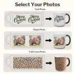 AOZVPEV Customized Color Changing Cup, Heat Changing Mug, Heat Sensitive Coffee Mugs, Personalized Coffee Mug, Personalized Novelty Cups, Custom Photo Gift for Birthday, Mother's Day 11OZ