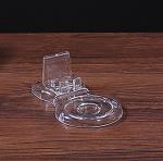 Artliving Clear Teacups and Saucer Display Easel Stand Holder,set of 6