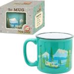 Camp Casual Ceramic Coffee Mug - 15 oz Retro Inspired Camping Mug - for Hot & Cold Drinks - Works as a Tea, Soup, & Coffee Mug - Stylish, Versatile, & Microwaveable Camping Coffee Mugs
