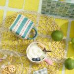 DELIGHTS GALORE Striped Ceramic Coffee Mugs Set - 2 Pack, Pink & Green，Perfect for Morning Brew or Tea and Cocoa - for Coffee Lovers