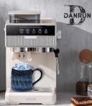 Danrun 16 oz Coffee Mugs with Handle - Vintage Ceramic Tea Cup for Pour Over Coffee Lovers Birthday Gifts - Aesthetic Flat Bottom Tea Mug with 3D Feather Engraving, Microwave & Dishwasher Compatible