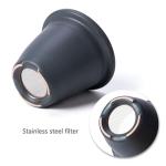 Ochcahser Tea Cup with Infuser and Lid, Deer and Nature Design Ceramic Tea Mug with Absorbent Coaster, 17 OZ Infusion Mug with Wood Handle, Ideal Tea Steeper for Loose Leaf Tea Lovers (Deer A)