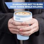 2-Pack Collapsible Coffee Cup Reusable – 12oz Leakproof Travel Coffee Mug, Silicone, Foldable & Portable for Hiking, Camping, Office | Lightweight, Heat-Resistant, Easy to Clean, Outdoor & Travel Cup