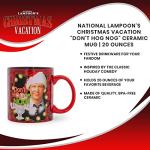 National Lampoon's Christmas Vacation "Don't Hog The Nog" Ceramic Coffee Mug | Official Holiday Movie Collectible | Oversized Cup For Home Kitchen Bar Set, Novelty Drinkware | Holds 20 Ounces