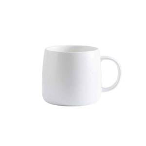 NZYDGXSY Simple Ceramic Mug Flat Bottom Coffee Mug for Office and Restaurant Perfect for Breakfast Tea and Afternoon Tea Ideal Couples Gift 16oz Capacity Stylish and Minimalist Design