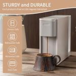 Handmade Ceramic Coffee Mug, 5.5 ounces Pottery Coffee Mugs, Handmade Kiln Glazed Coffee Mug,Unique Uneven Surface Tea cup for Office and Home, Microwave and Dishwasher Safe, Gifts for Women & Men