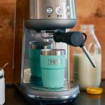 YETI Rambler 8 oz Stackable Cup, Stainless Steel, Vacuum Insulated Espresso Cup with MagSlider Lid, Cape Taupe