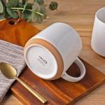 GBHOME Ceramic Coffee Mugs Set of 2, 16oz Handmade Ceramic Coffee Mugs Set with Terracotta Underside for Latte/Tea/Beer/Hot Cocoa, Dishwasher & Microwave Safe