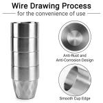 Beasea Stainless Steel Cup, 10 oz Set of 4 Stackable Stainless Steel Insulated Cups, Small Metal Cup Double Wall Tumbler Vacuum Metal Drinking Glasses for Home Restaurant Outdoors Camping Party