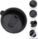 CEDAR HOME Coffee Ceramic Mug Porcelain Latte Tea Cup With Lid 17oz. Enjoy Life