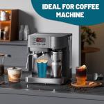 DUBUXW Insulated Coffee Tumblers with Flip Lid 12oz / 17oz, Stainless Steel Travel Coffee Mug Leak Proof, Vacuum Insulated Coffee Mug Reusable Cup, Keeps Cold and Hot for Coffee Tea