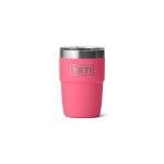 YETI Rambler 8 oz Stackable Cup, Stainless Steel, Vacuum Insulated Espresso Cup with MagSlider Lid, Tropical Pink