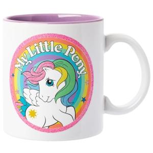 Silver Buffalo My Little Pony Glitter Ceramic Mug Featuring Starshine, 20 Ounces