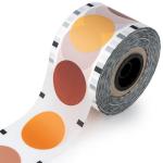 WYZworks Cup Sealer Film, Matte White 4 Brown Tones Lid Seals 3275 cups per roll @ 90mm-105mm, for Milk Tea, Coffee & Autumn Fall Seasonal Drinks Bubble Boba Beverage Sealing Film for PP Plastic Cup