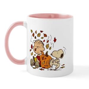 CafePress Fall Peanuts Mug 11 oz (325 ml) Ceramic Coffee Mug