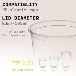 WYZworks Cup Sealer Film, Matte White 4 Brown Tones Lid Seals 3275 cups per roll @ 90mm-105mm, for Milk Tea, Coffee & Autumn Fall Seasonal Drinks Bubble Boba Beverage Sealing Film for PP Plastic Cup