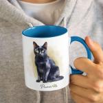 Bombay Cat Coffee Mugs, Novelty Cat Themed Tea Cups, Personalized Unique Name Bombay Cat Ceramic Cups, Pet Owners Ceramic Mugs, Animal Cat Lovers Travel Mug, Customized Cat Gift