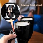 VIREESR Novelty Coffee Mugs for Men, Ceramic Funny Gun Cup, Revolver Mugs, Birthday Gifts for Father, Black Cool Unique Coffee Mug for Men, Fathers Day Dad Gifts(16 oz BLACK)