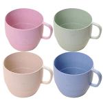 Leadigol Wheat Straw Milk Cup,Unbreakable Tableware Reusable Water Mug Simple Breakfast Drinking Cup Camping Tea Beverage Mug Coffee Mug Bathroom Cups
