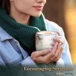 Christian Art Gifts Large Inspirational Ceramic Coffee & Tea Mug for Women: Be Still & Know Encouraging Bible Verse Psalm, Cute Novelty Non-toxic Sturdy Beverage Cup, White/Pink/Blue Floral, 14 oz.