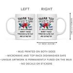 DQG CVT Best Nanny Gift - Thank You for Being My Nanny Funny Coffee Mug - Floral Flowers Design - Gifts For Nanny - Cool Unique Birthday Christmas Gift Ideas for Her - Fun Novelty Tea Cup 11oz White